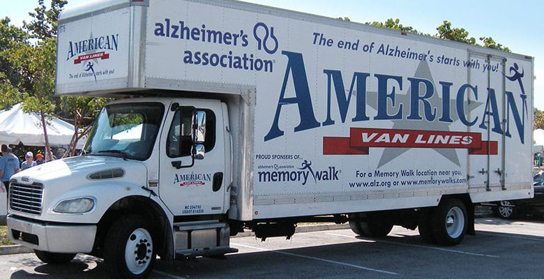 Walk to End Alzheimer Truck